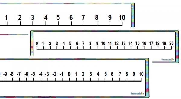 Printable Number Lines product image