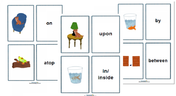 Prepositions showing Position Bundle product image