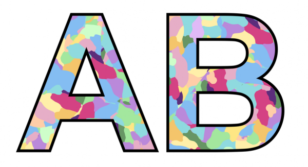Multicoloured Splat Lettering product image