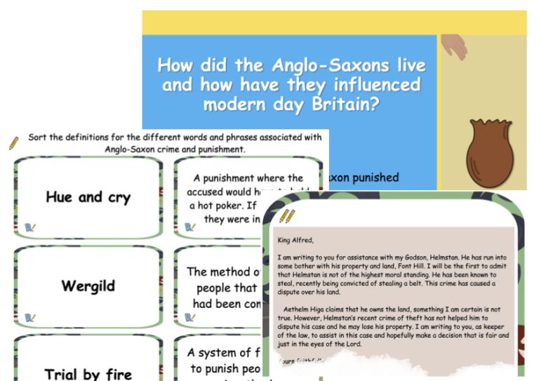 AngloSaxons Crime and Punishment Lesson Resourcefully